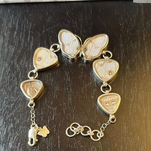 Elegant Silver and Gold Bracelet